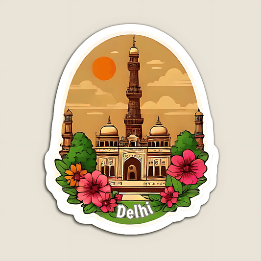 Delhi Heritage Sticker - sticckiz.com
