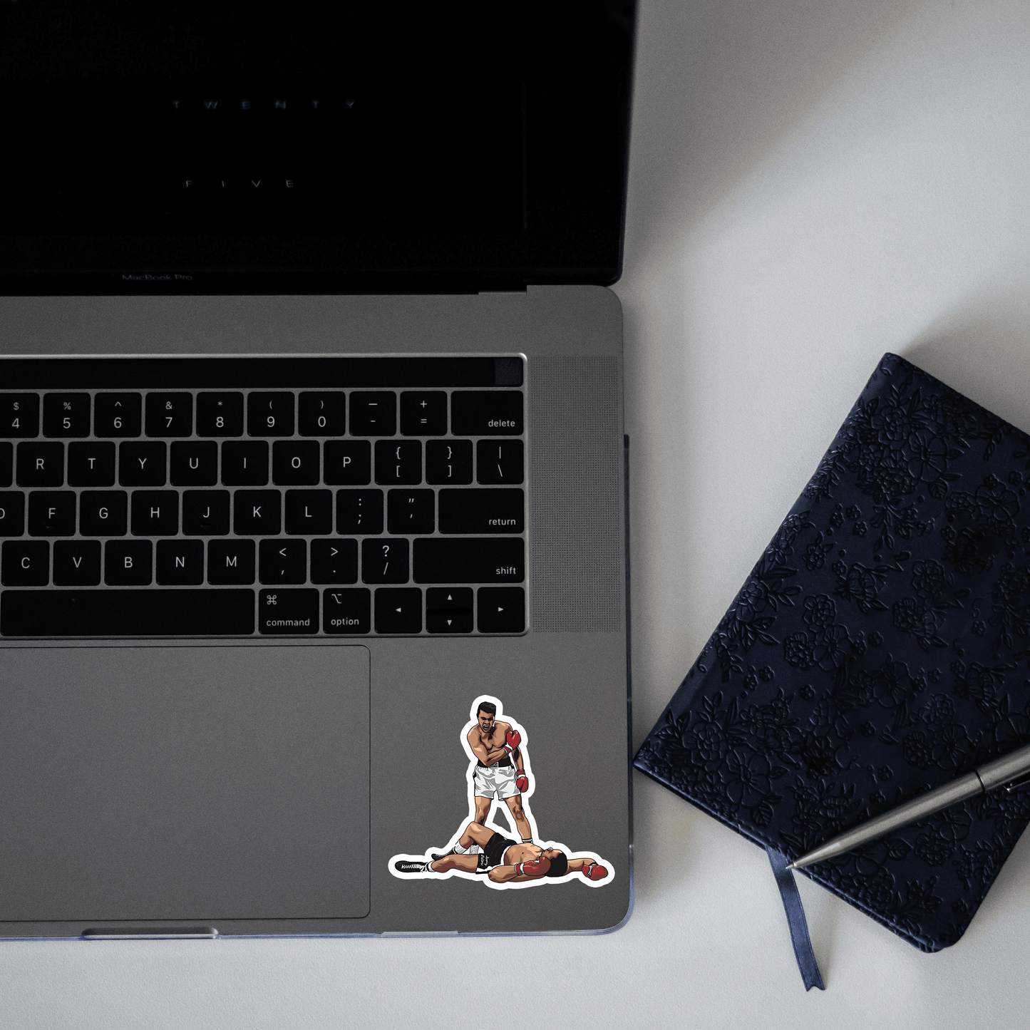 Mohammad Ali Boxer Sticker v5 - sticckiz.com