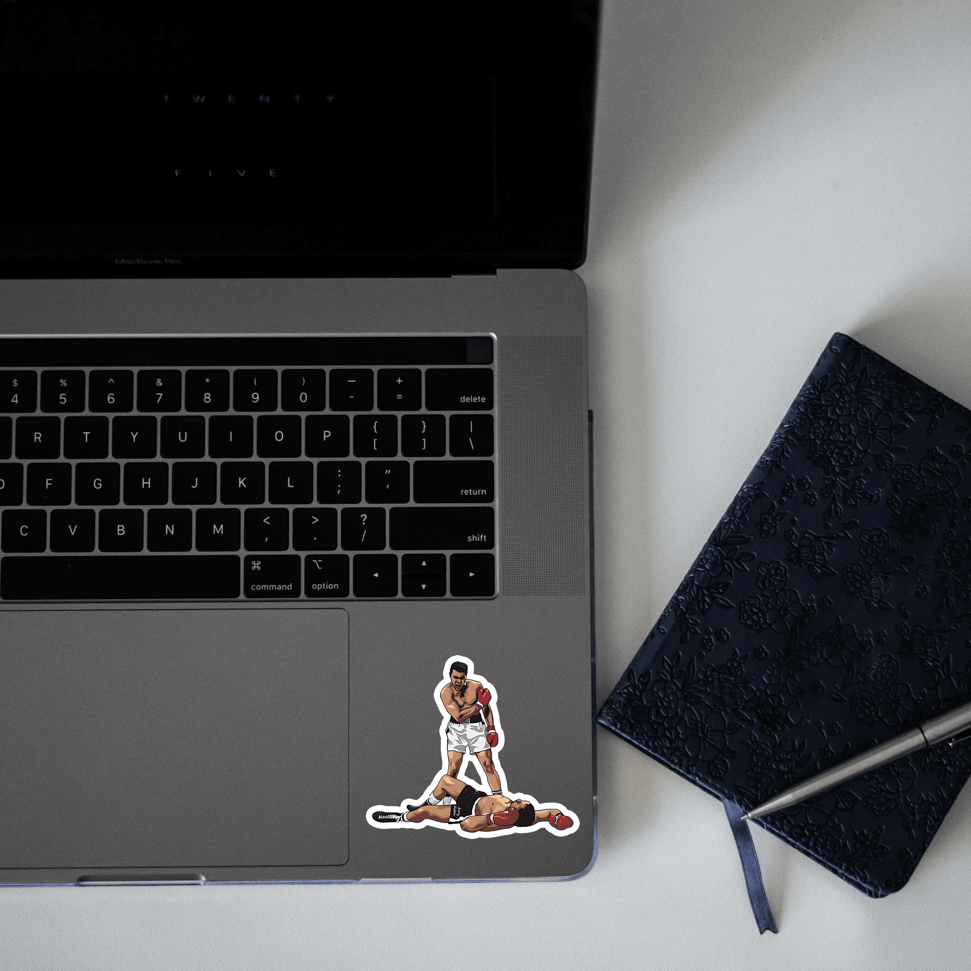 Mohammad Ali Boxer Sticker v5 - sticckiz.com