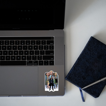 The boys Retro Art Sticker