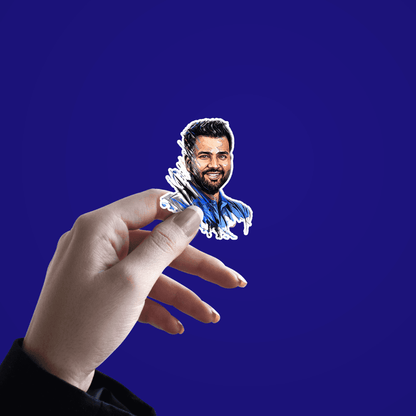 Rohit Sharma Sticker - sticckiz.com