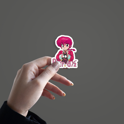 Ranma Saotome from the Japanese anime and manga series Ranma ½ Sticker