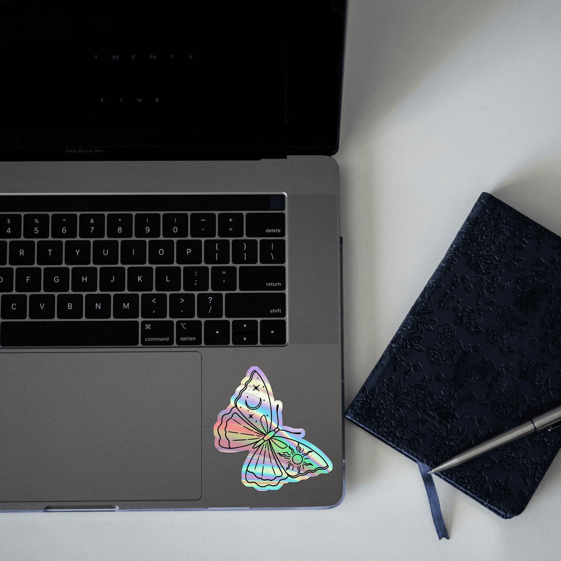 Aesthetic Butterfly Holographic Sticker - sticckiz.com