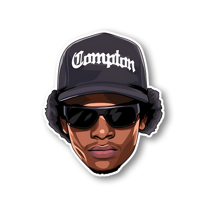 Eazy - E hip-hop Singer Sticker