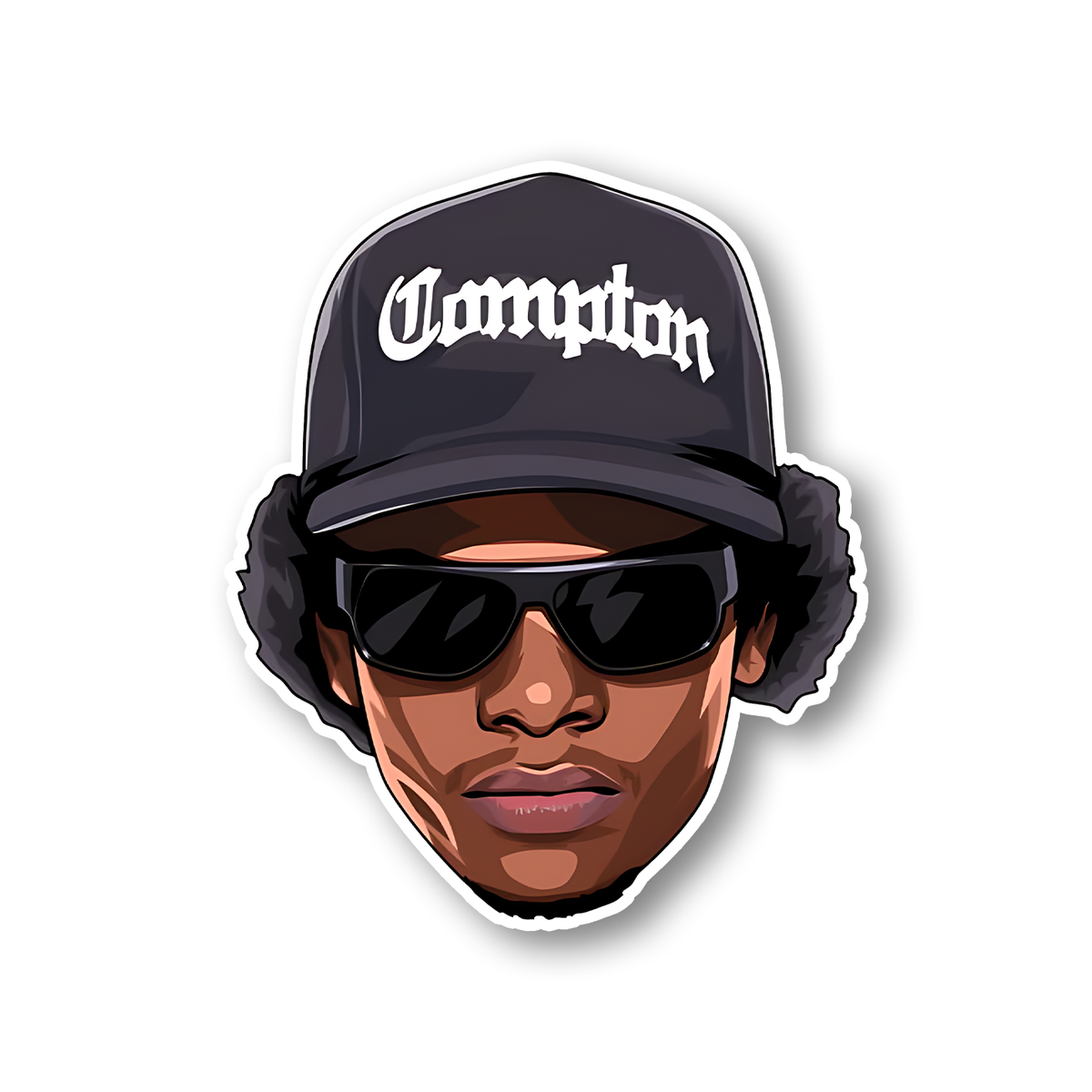 Eazy - E hip-hop Singer Sticker