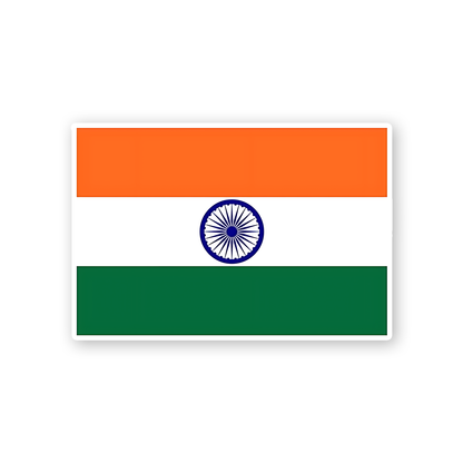 Indian Flag Sticker