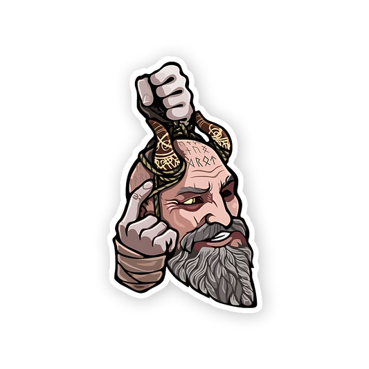 Mimir  Head Sticker