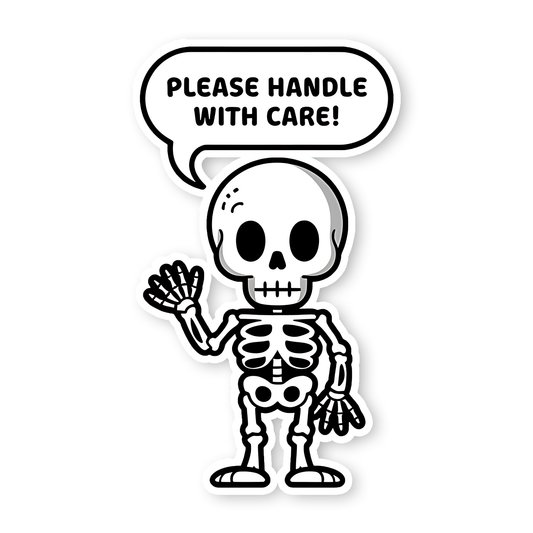 Please handle with care Sticker
