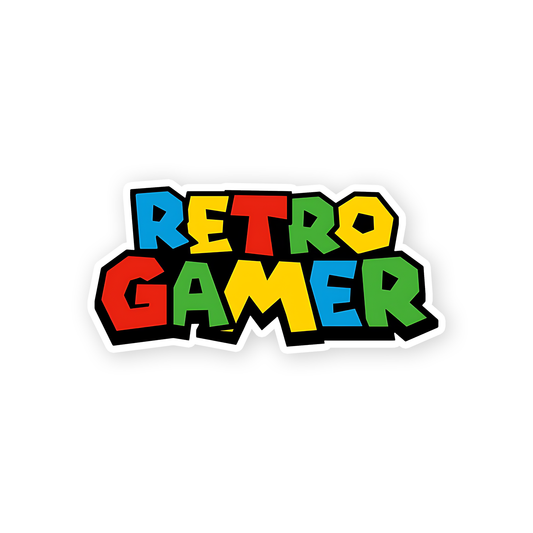 Retro Gamer Sticker