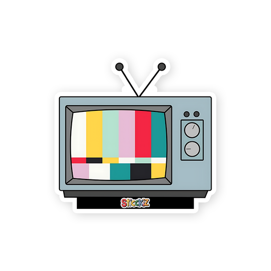 Retrp version TV Sticker