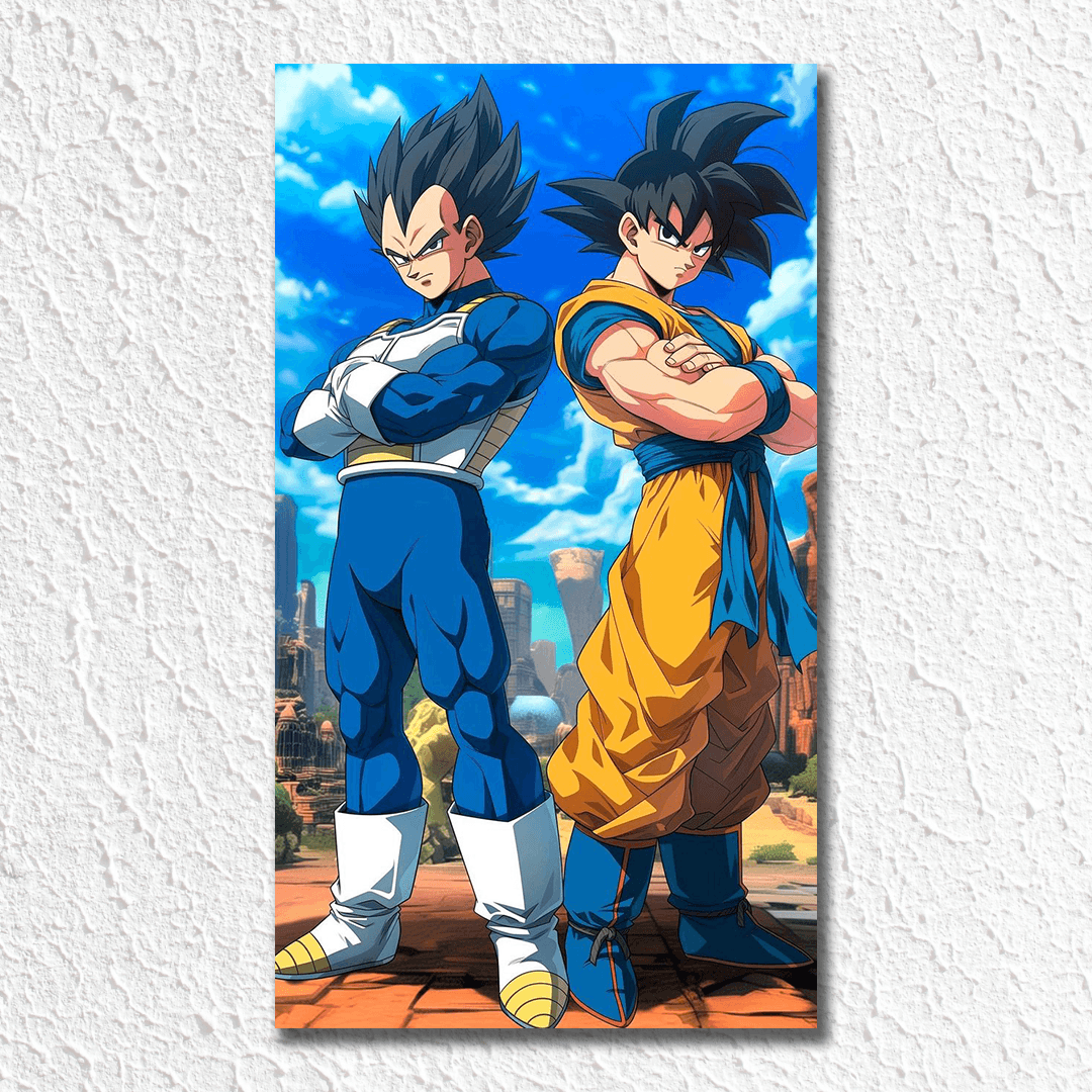 Goku & Vegeta Poster - sticckiz.com