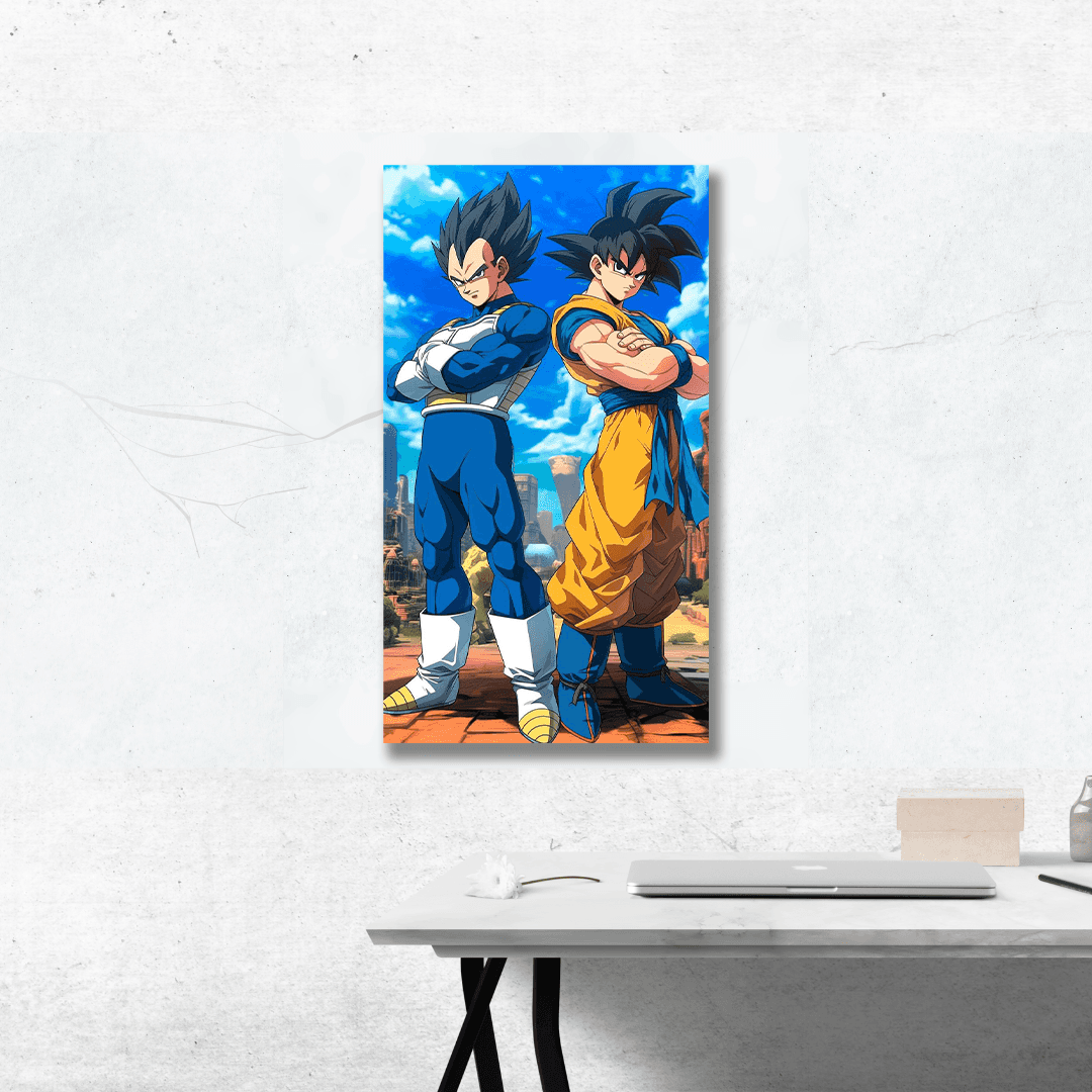 Goku & Vegeta Poster - sticckiz.com