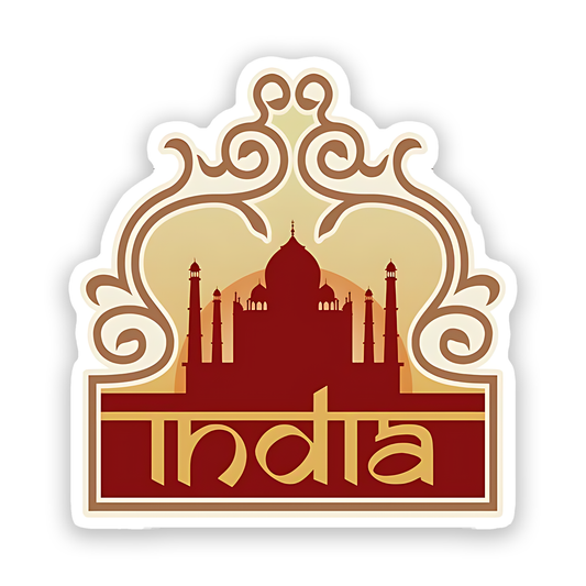 India Art culture Sticker