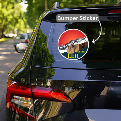 Majestic Leh Bumper Sticker