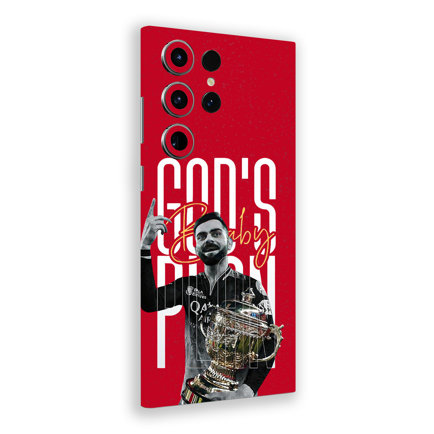 God's Plan Baby Red theme Edition Mobile Skin