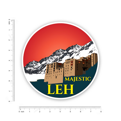 Majestic Leh Bumper Sticker