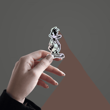 Daffy Duck V3 Holographic Sticker - sticckiz.com
