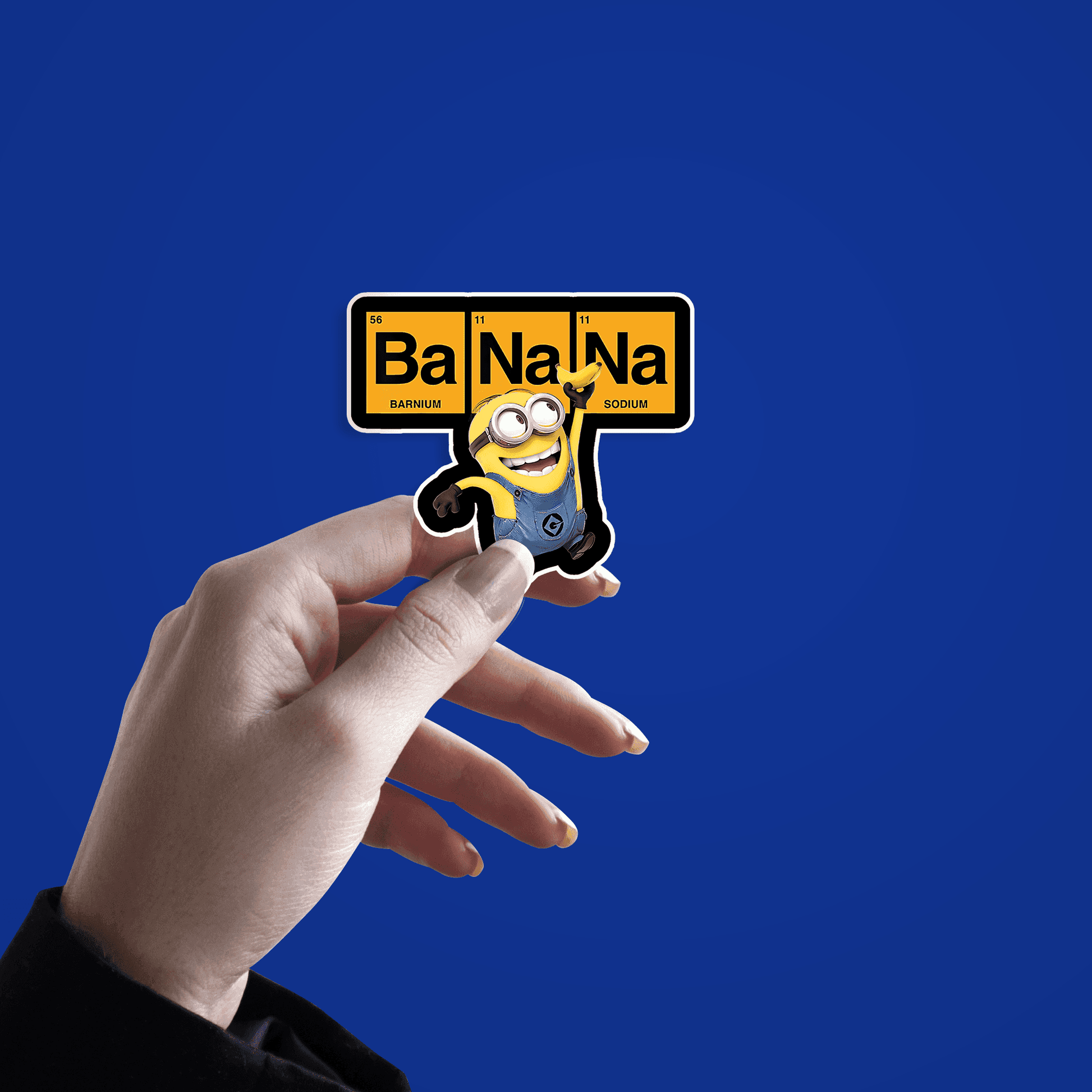 Despicable me Minions Banana Sticker - sticckiz.com