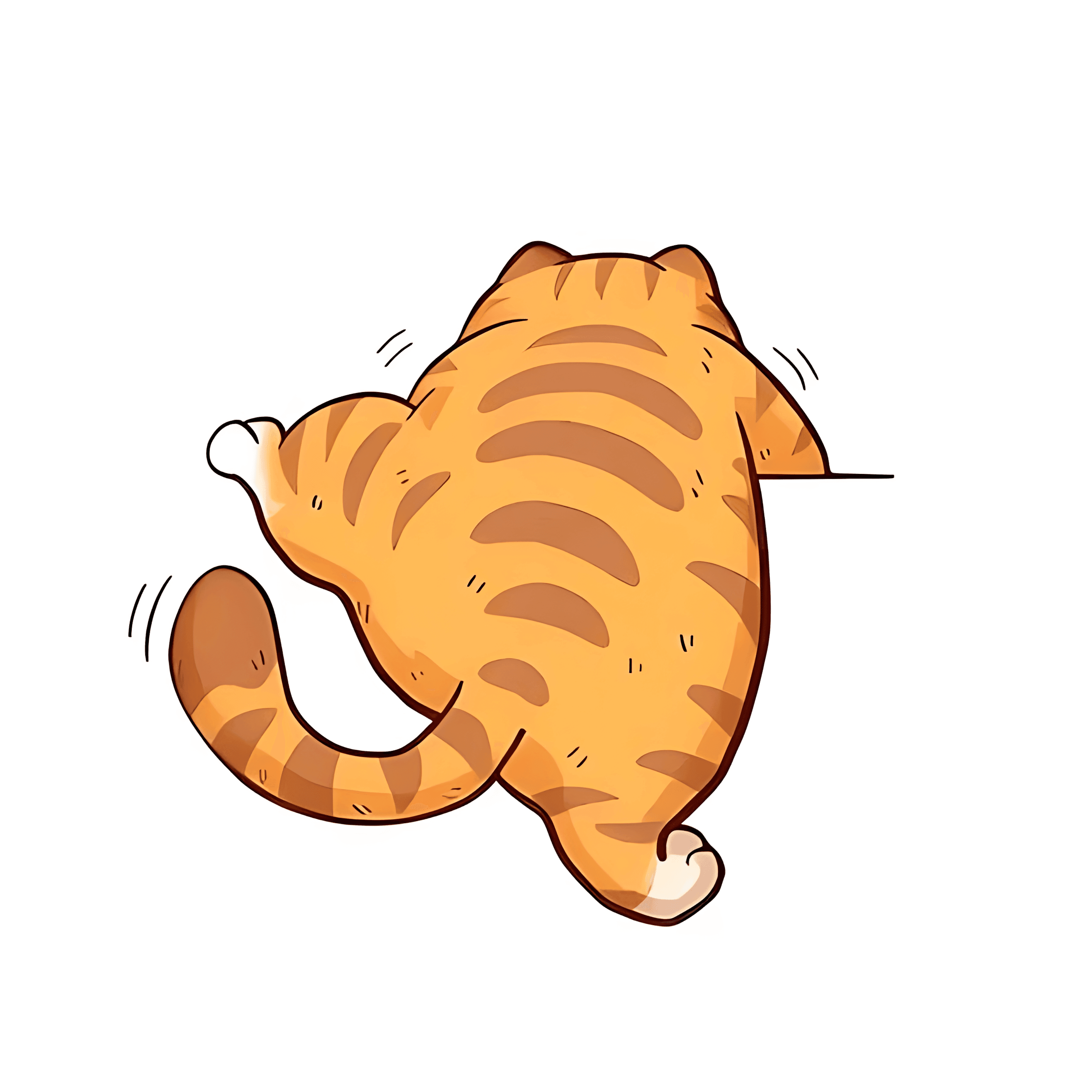 Cat climbing Sticker - sticckiz.com
