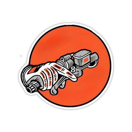Biker Hand Sticker - sticckiz.com