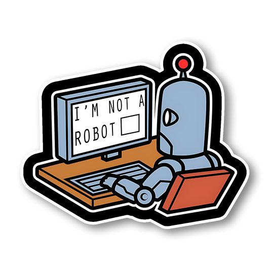 I'm Not a Robot Sticker Sticker