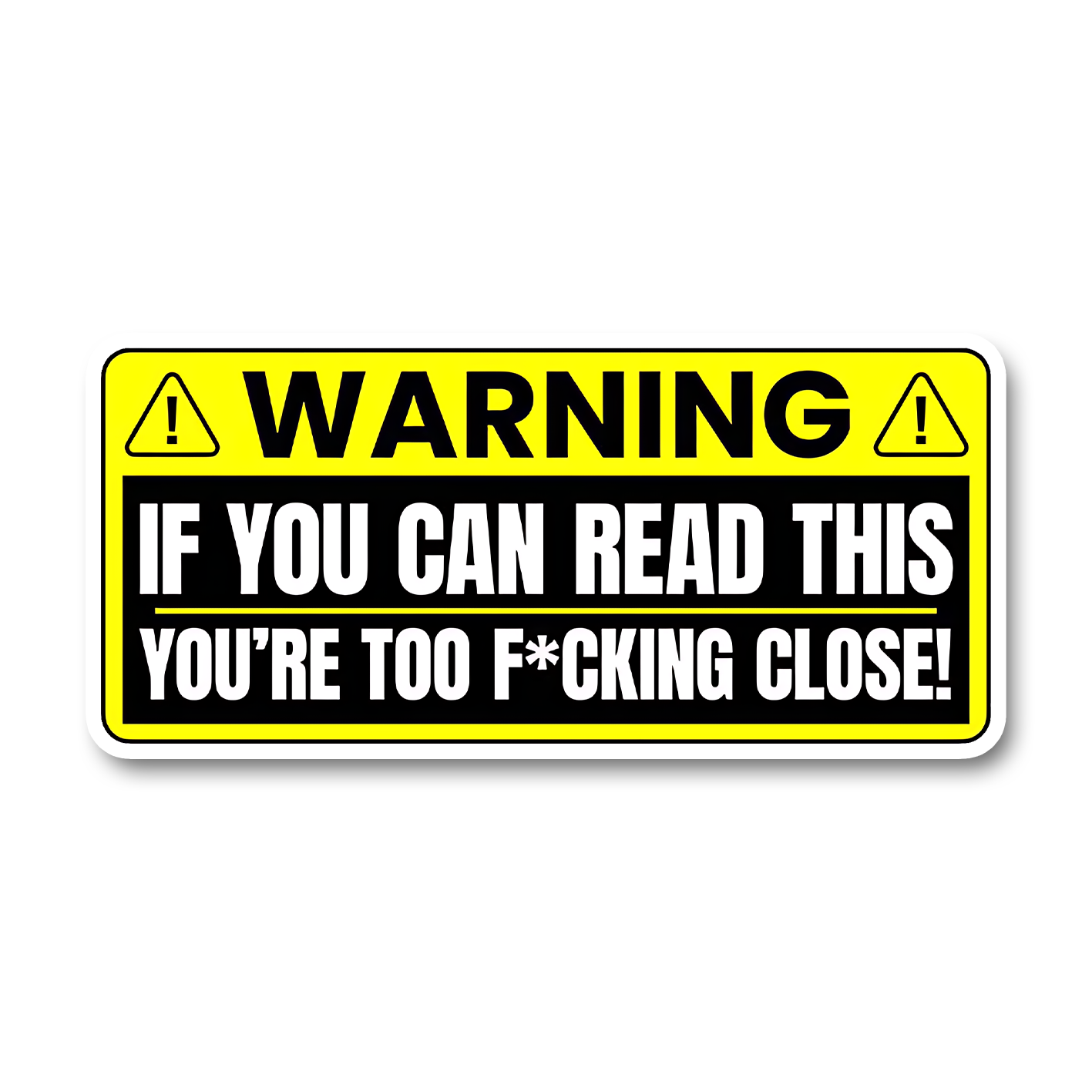 If you can read this Bumper Sticker