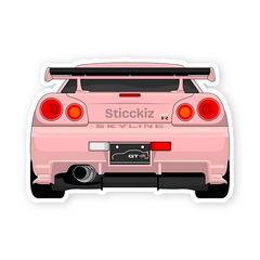 Skyline Supercar Sticker