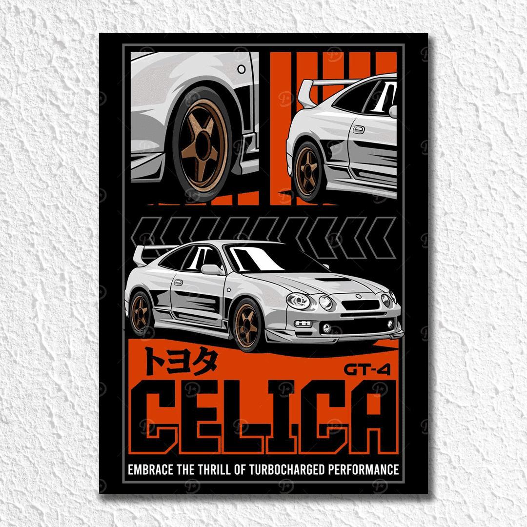 Celica car Poster - sticckiz.com