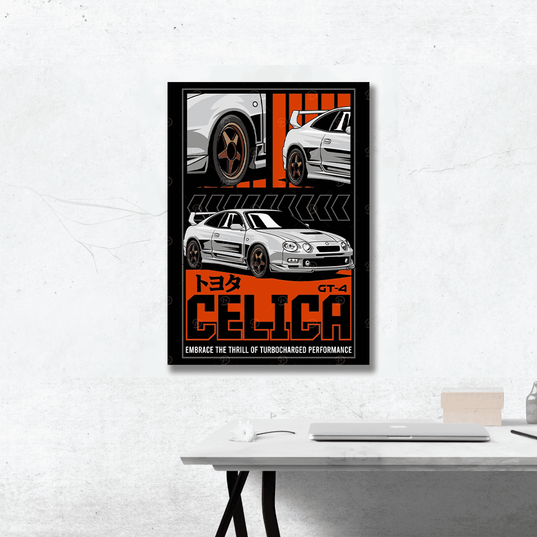 Celica car Poster - sticckiz.com