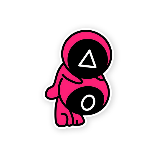 Squid Game Vector Art Sticker