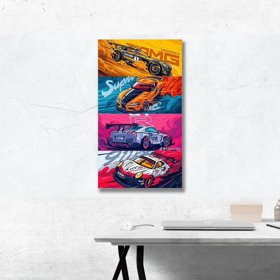 Aesthetiv car Poster - sticckiz.com