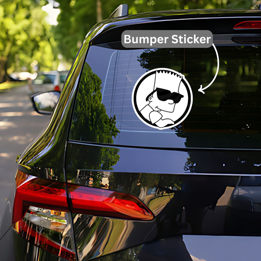 Simpson Swag Bumper Sticker