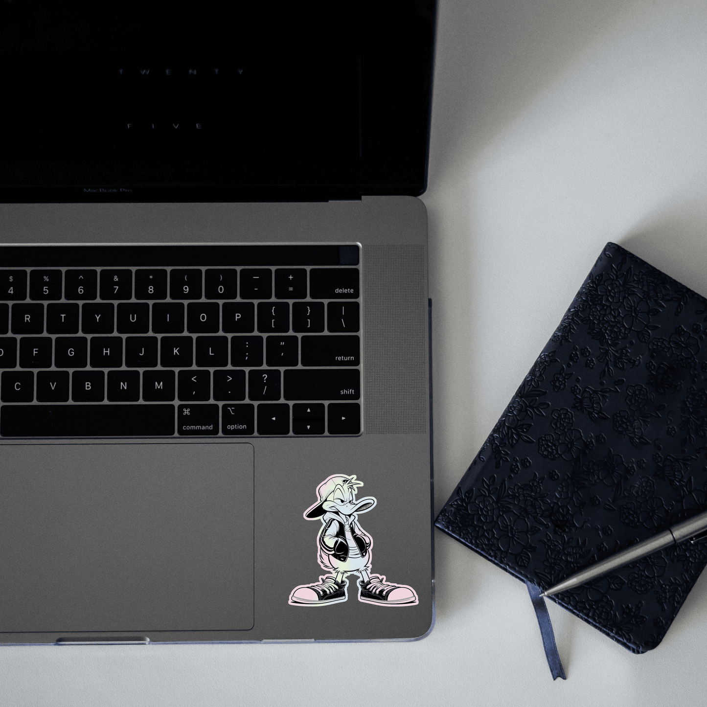 Daffy Duck v4 Holographic Sticker - sticckiz.com