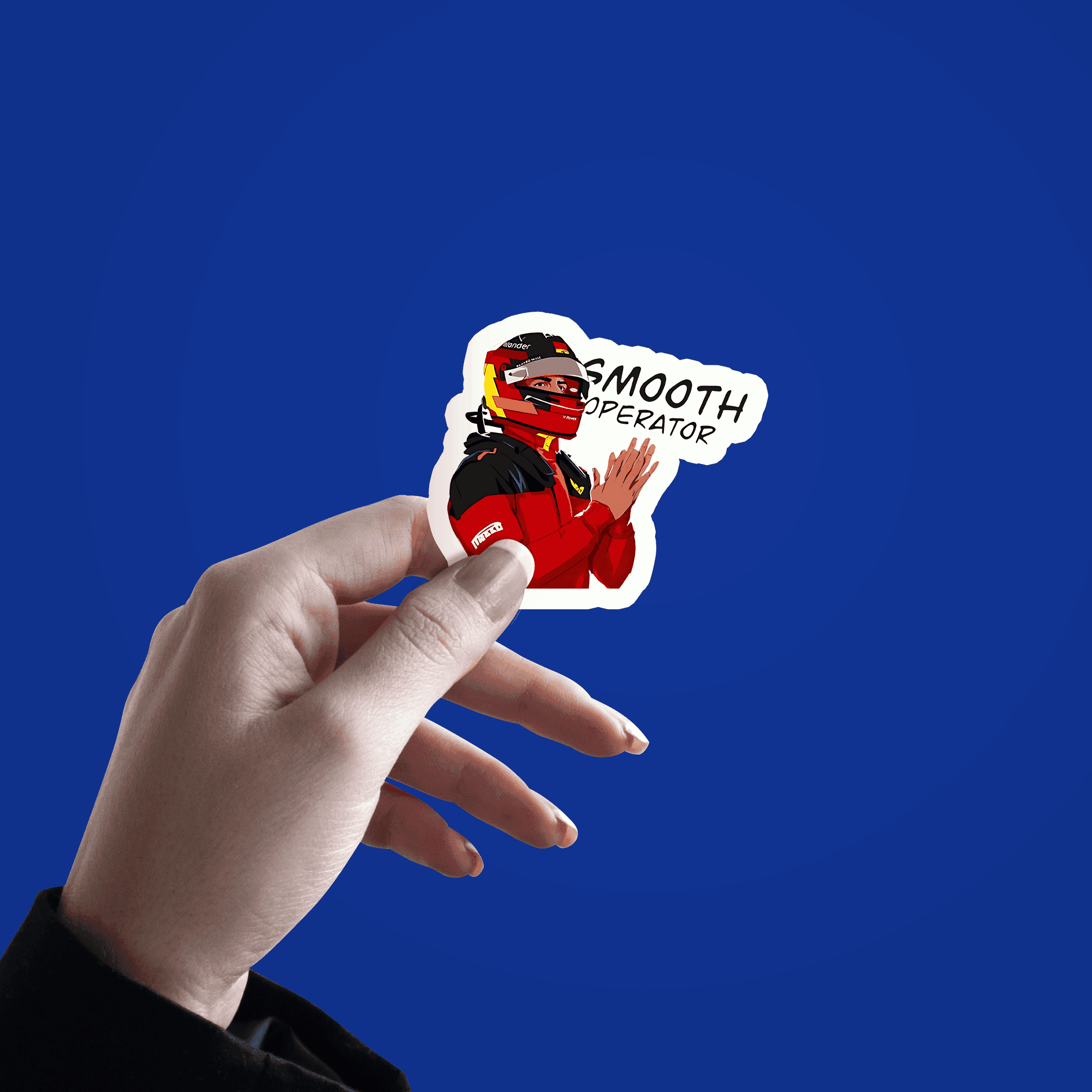 Smooth operator bike rider Sticker - sticckiz.com