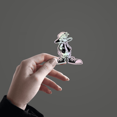 Daffy Duck v4 Holographic Sticker - sticckiz.com
