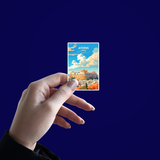 Athens Card Sticker