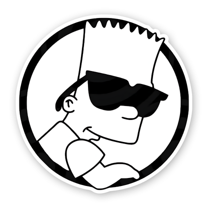 Simpson Swag Bumper Sticker