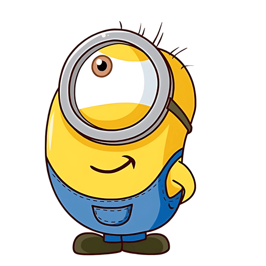 Minion Character Sticker - sticckiz.com