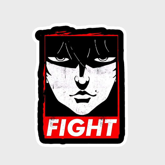 Baki fight Sticker Anime manga Baki - sticckiz.com