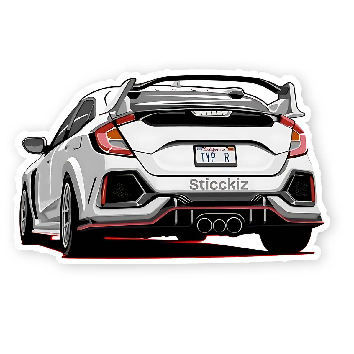 Honda civic type R Sticker