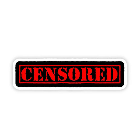 censored bumper sticker - sticckiz.com