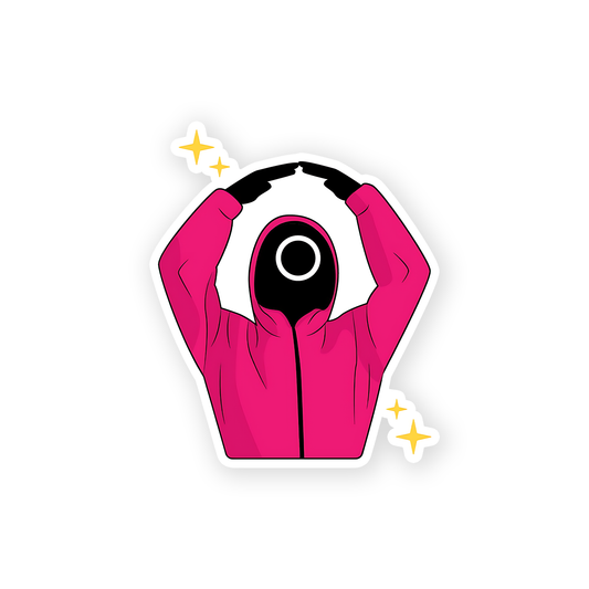 Squid Game Staff Winning Position Sticker