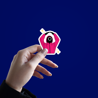 Squid Game Staff Winning Position Sticker