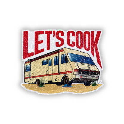 Let_s Cook Glitter Sticker - main