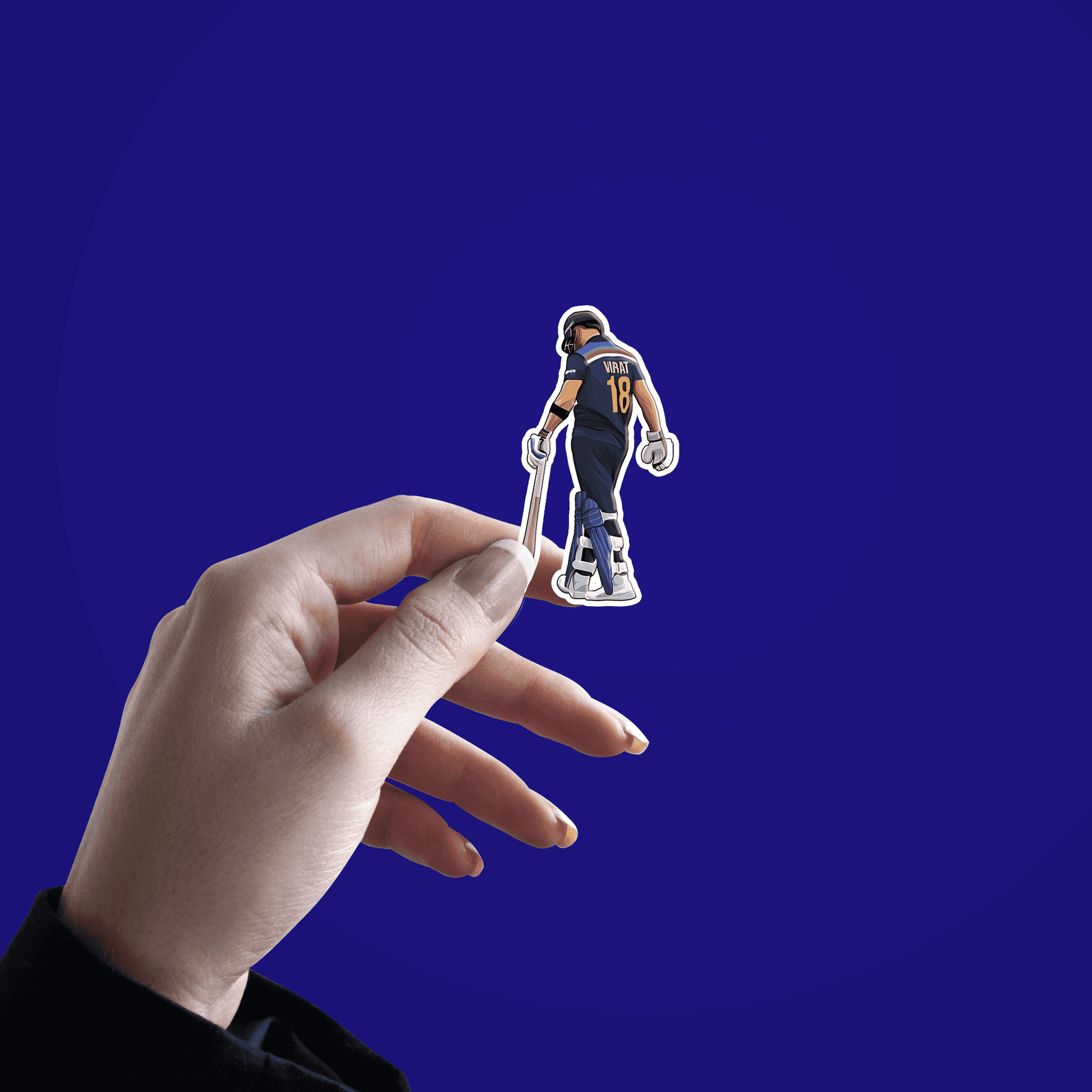 Virat 18 Sticker - sticckiz.com