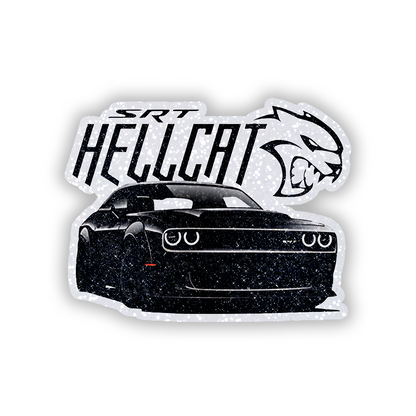 SRT Hellcat Glitter Sticker - main