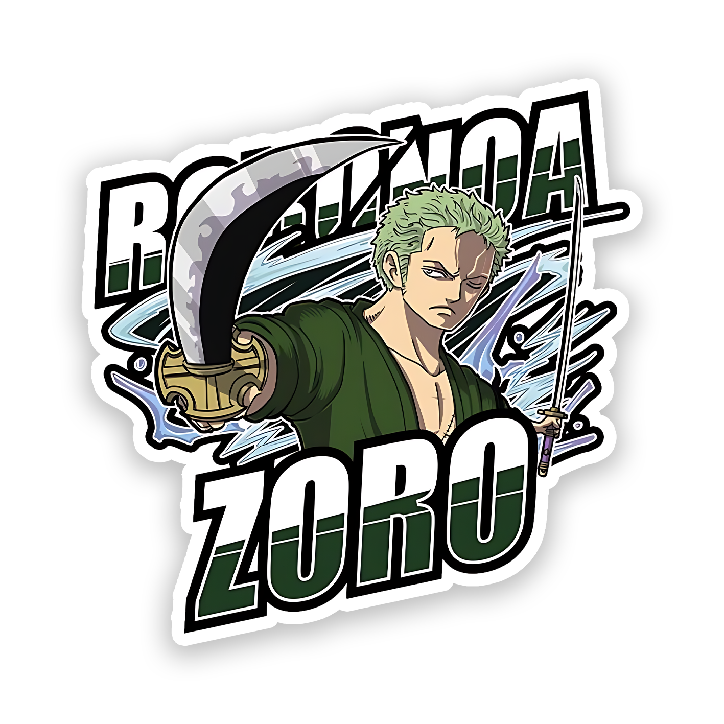 My Name is Roronoa Zoro Sticker