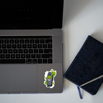 Nokia The Old Blood Sticker laptop mockup