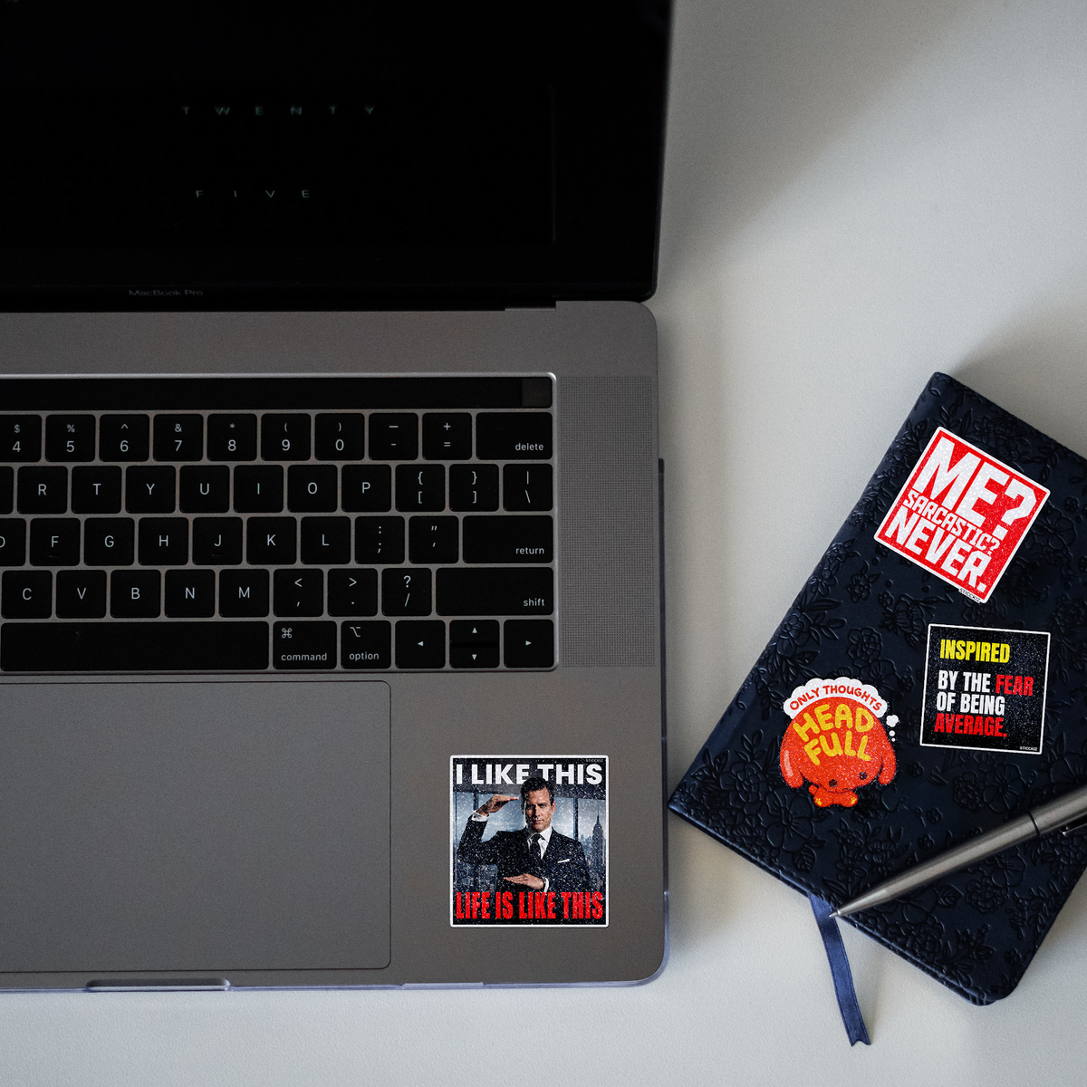I like this Glitter Sticker - laptop mockup