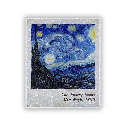 The Starry Night Glitter Sticker - main